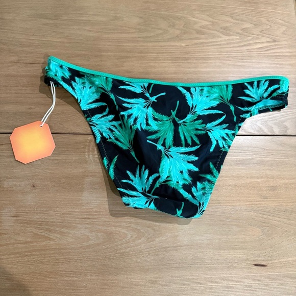Fe Noel x Target Printed Palm Bikini Bottom Size XL NWT High Leg Cheeky - Picture 3 of 4